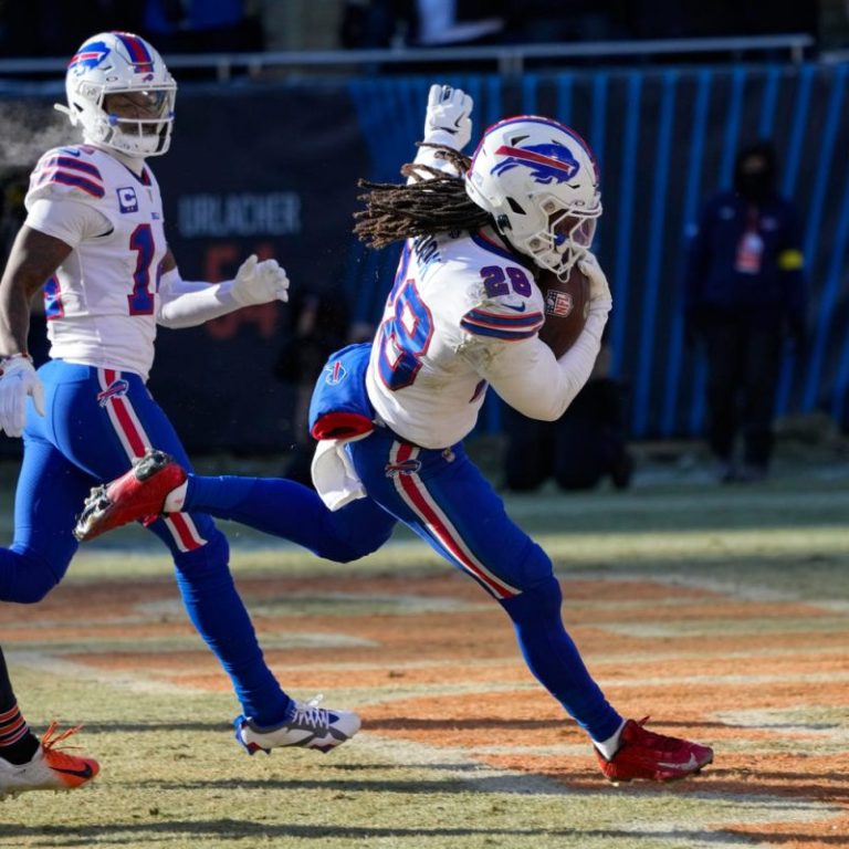 Bills clinch AFC East as rushing attack fuels sluggish win over Bears