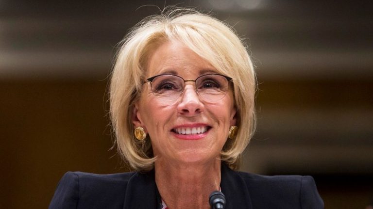 Former Trump Cabinet member Betsy DeVos undecided on 2024 endorsement