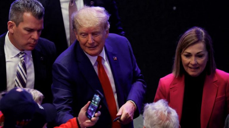 Trump slams Iowa’s Republican governor for staying neutral in 2024 presidential nomination race