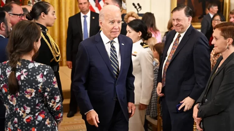 Joe Biden laughs, ignores questions about potential impeachment by House Republicans