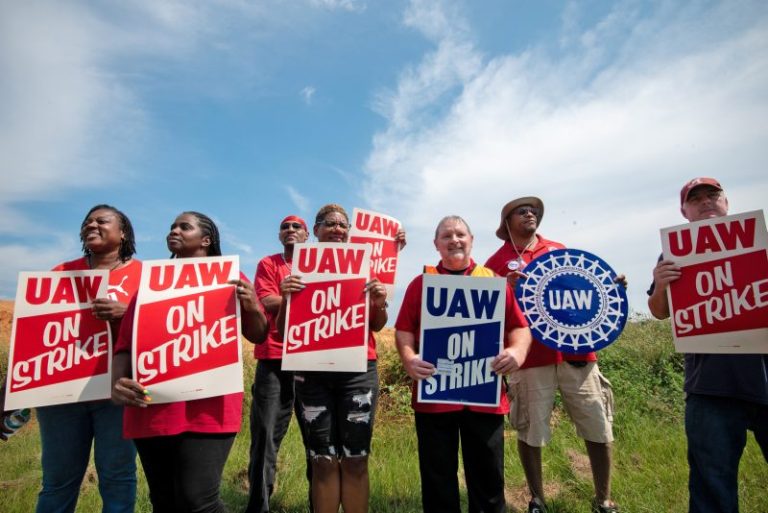 UAW strike begins at Mercedes-Benz supplier in Alabama as Detroit’s Big Three walkout continues