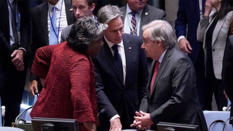 US removes mention of Iran from draft UN resolution on Israel-Hamas war over Russian demands