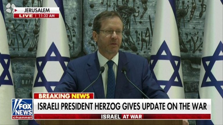 Israeli president defends airstrikes in Gaza, killing Hamas operatives: ‘We are fighting terror’