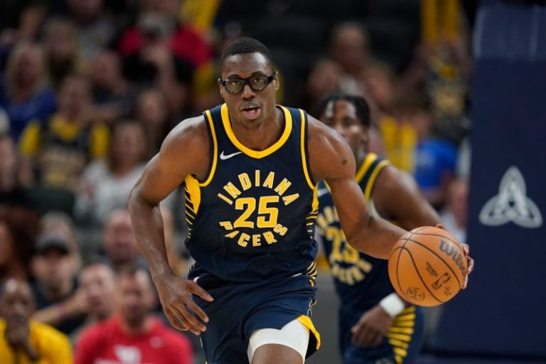 Pacers center exits with head injury, taken to hospital for evaluation