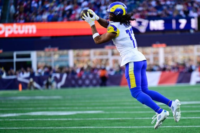 Puka Nacua injury update: Rams WR injured vs Patriots