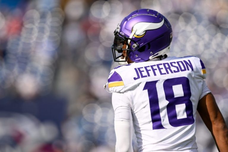 Justin Jefferson broke a Vikings franchise record set by Randy Moss
