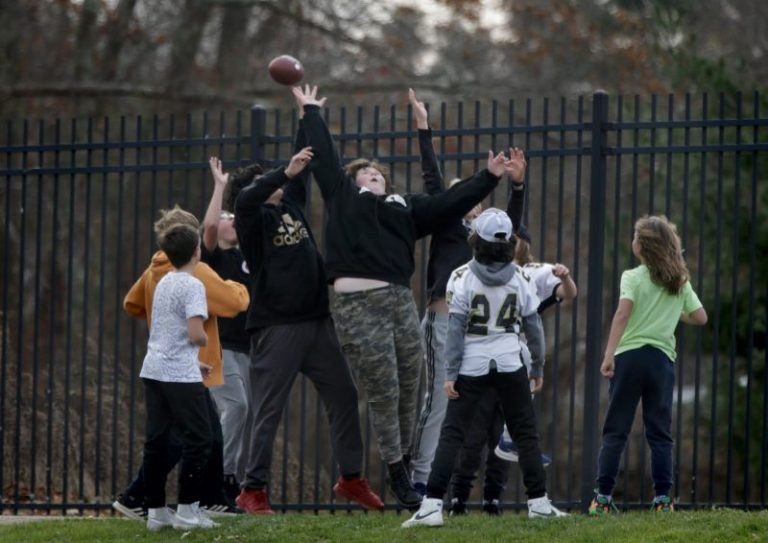 Kids need free play for health. Like a Thanksgiving football game.