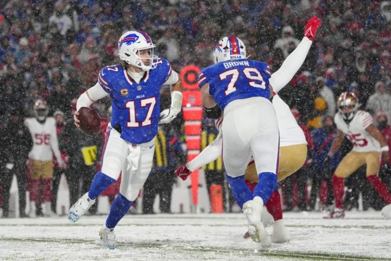 Watch: Josh Allen scores insane touchdown vs. 49ers