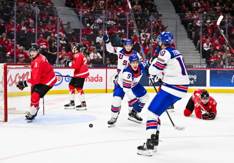 USA downs rival Canada, wins group at world juniors hockey