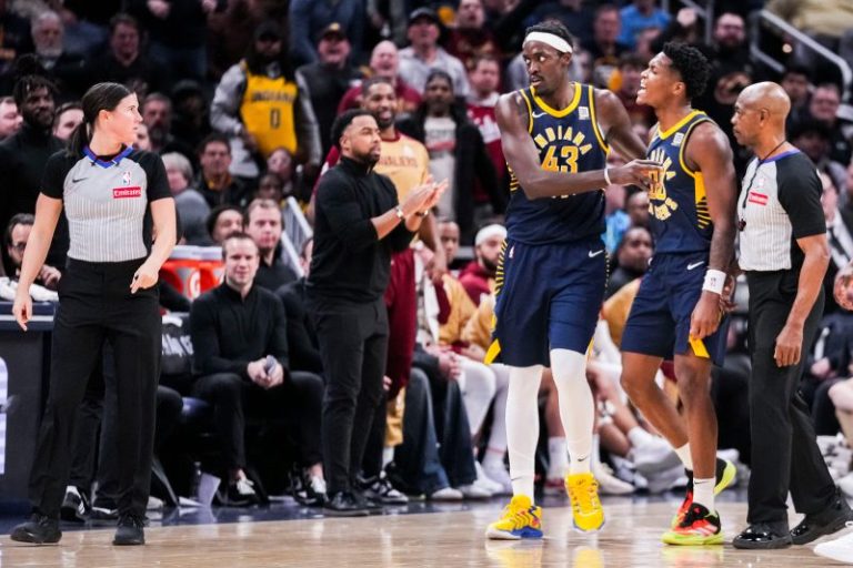 NBA player suspended after making contact with referee