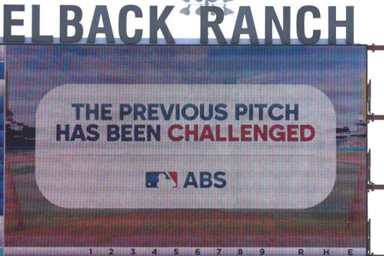 ABS challenge system early hit in MLB debut in spring training game