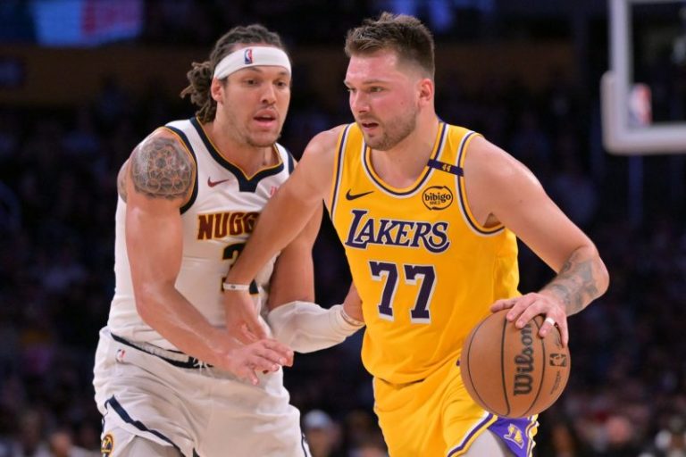 Luka Dončić, Lakers hold off Nuggets, move up standings
