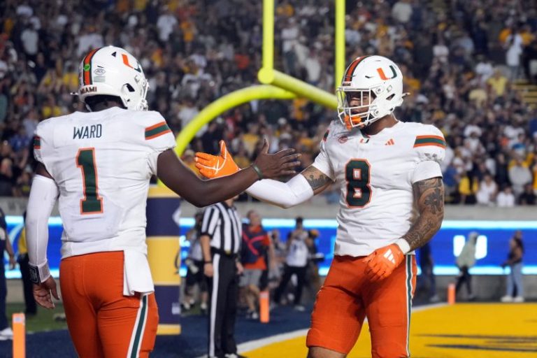 Titans ‘getting a dog’ with QB Cam Ward, Miami teammate says