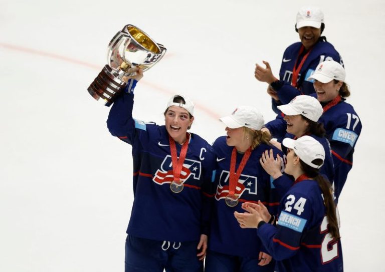USA wins women’s hockey world championship in thriller over Canada