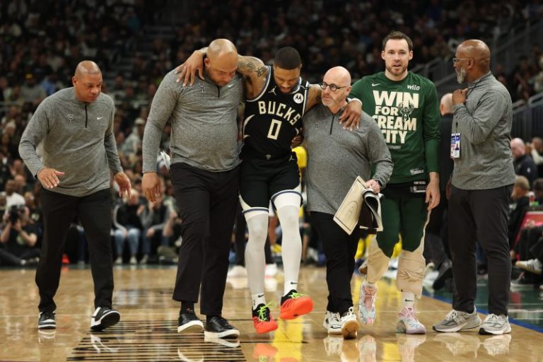 Damian Lillard injury: Bucks coach says ‘not very promising’