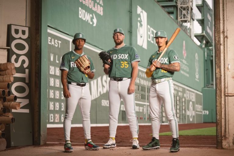 Red Sox unveil epic new Green Monster jerseys