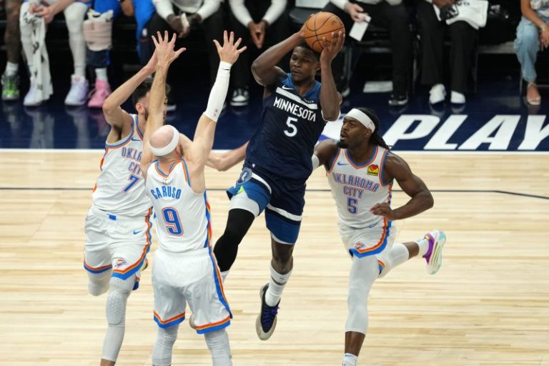 Thunder stifle Anthony Edwards with potent inside-out defense