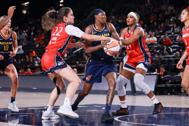 Washington Mystics defeat Caitlin Clark-less Indiana Fever: Highlights