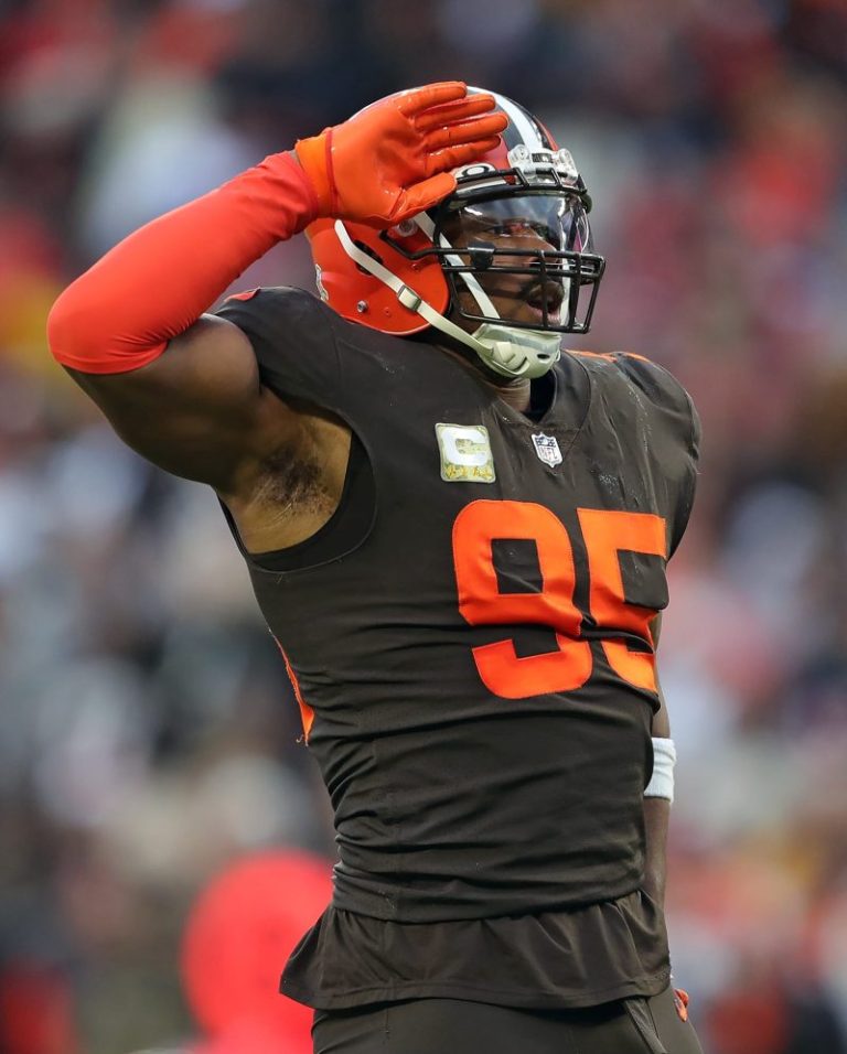 Browns star Myles Garrett and Spider-Man have something in common