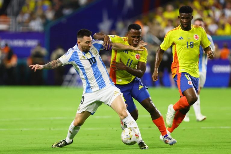 Messi has early exit as Argentina salvages draw vs. Colombia