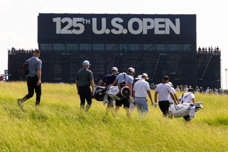 US Open 2025 first round tee times, groups