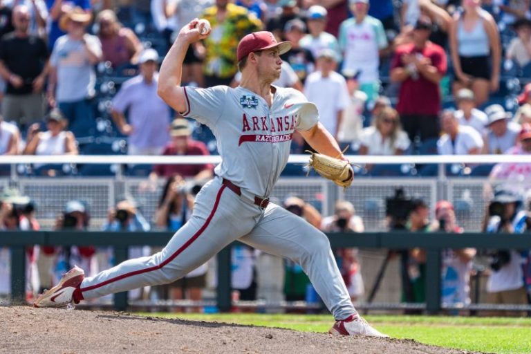 How Arkansas’ Gage Wood threw 19-strikeout no-hitter in College World Series