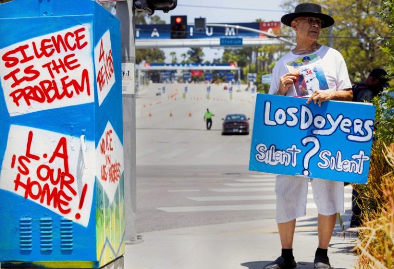 Dodger Stadium is flashpoint after team denies entry to masked feds