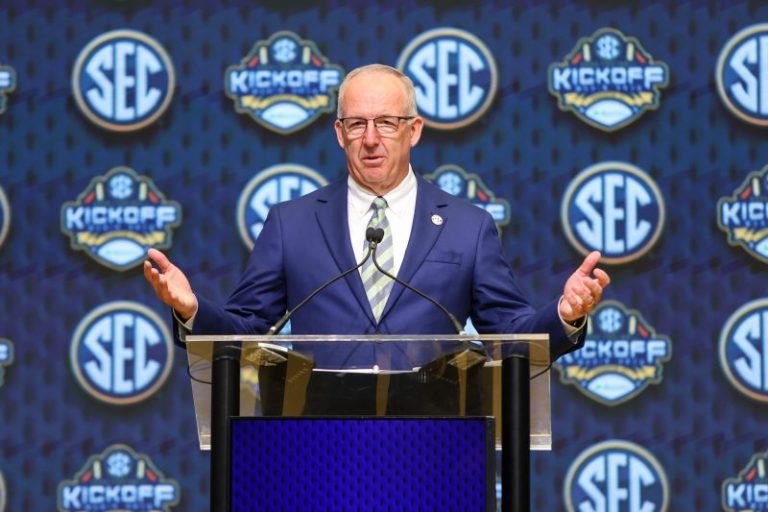 Greg Sankey embellishes bold claims about SEC football schedule