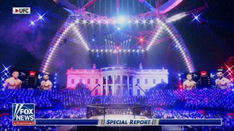 Look: Dana White shows vision for UFC event at White House