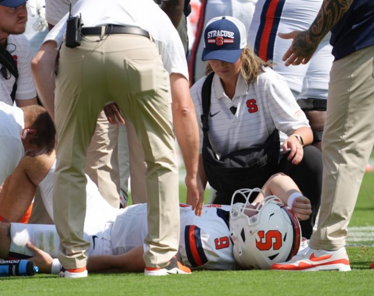 Steve Angeli injury update: Syracuse QB out ‘couple of weeks’