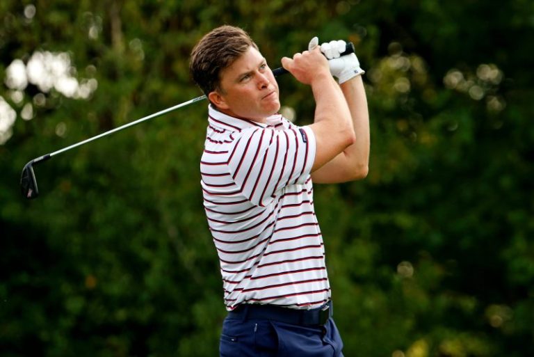 Colin Jost is back in sports media, this time hosting a Ryder Cup show