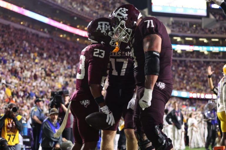 Texas A&M used tackling dummy with Brian Kelly’s face on it
